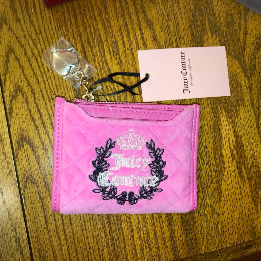Juicy Couture Pink Embellished Wallet